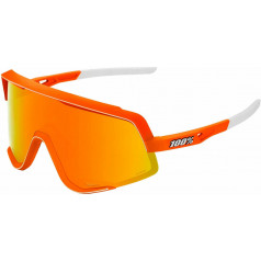 Slnečné okuliare 100% GLENDALE Soft Tact Neon Orange, 100% (HIPER červené sklo)
