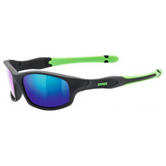 Detské slnečné okuliare Uvex Sportstyle 507 Black Mat Green